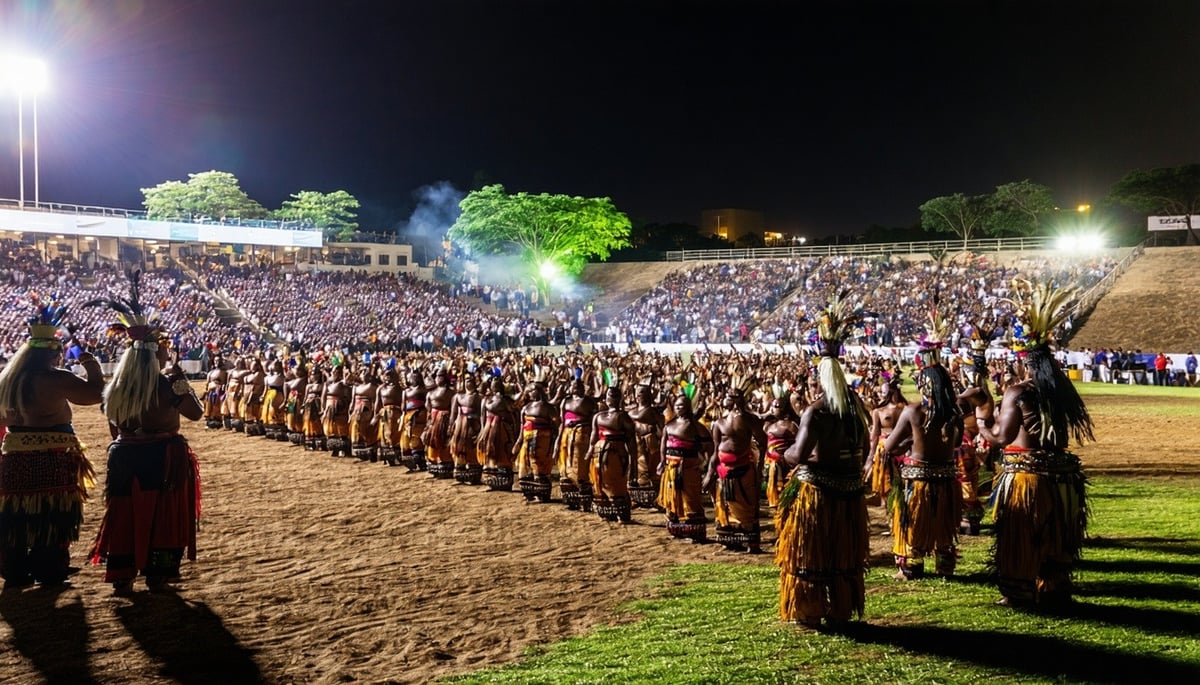 Imagem de um evento cultural no Brasil
